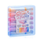 Metallic-Acrylic-Brush-Marker-Set-Of-6-Pics-1