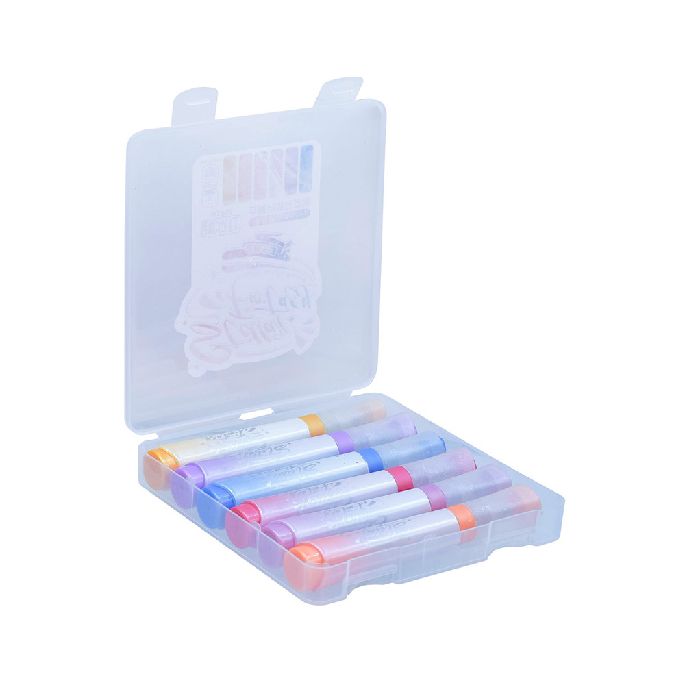 Metallic-Acrylic-Brush-Marker-Set-Of-6-Pics-4