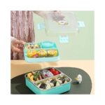 Cute-Square-Lunch-Box-Stainless-Steel-green-2