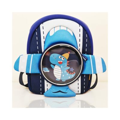 Blue-Zorse-Dino-in-Airplane-Backpack-Small