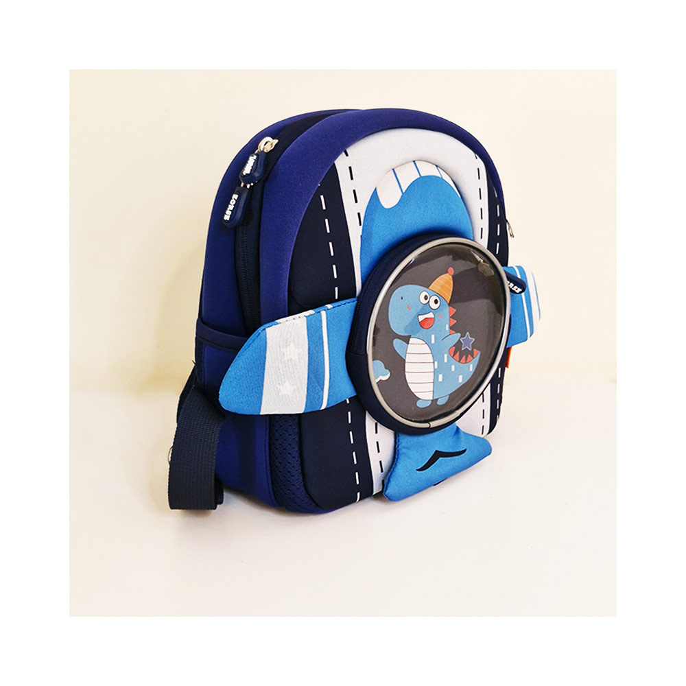 Blue-Zorse-Dino-in-Airplane-Backpack-Small2