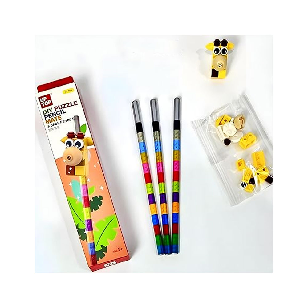 DIY-Blocks-Pencils-Animal-Bird-Theme-giraffe3