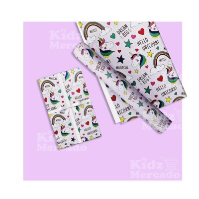 Gifting-Wrapping-paper-Unicorn-Purple
