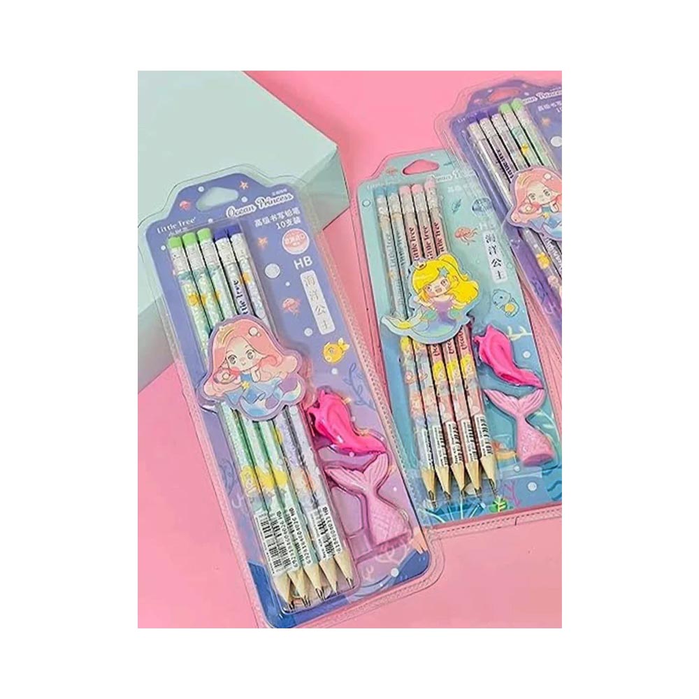 Mermaid-Ocean-Princess-Pencil-Set2