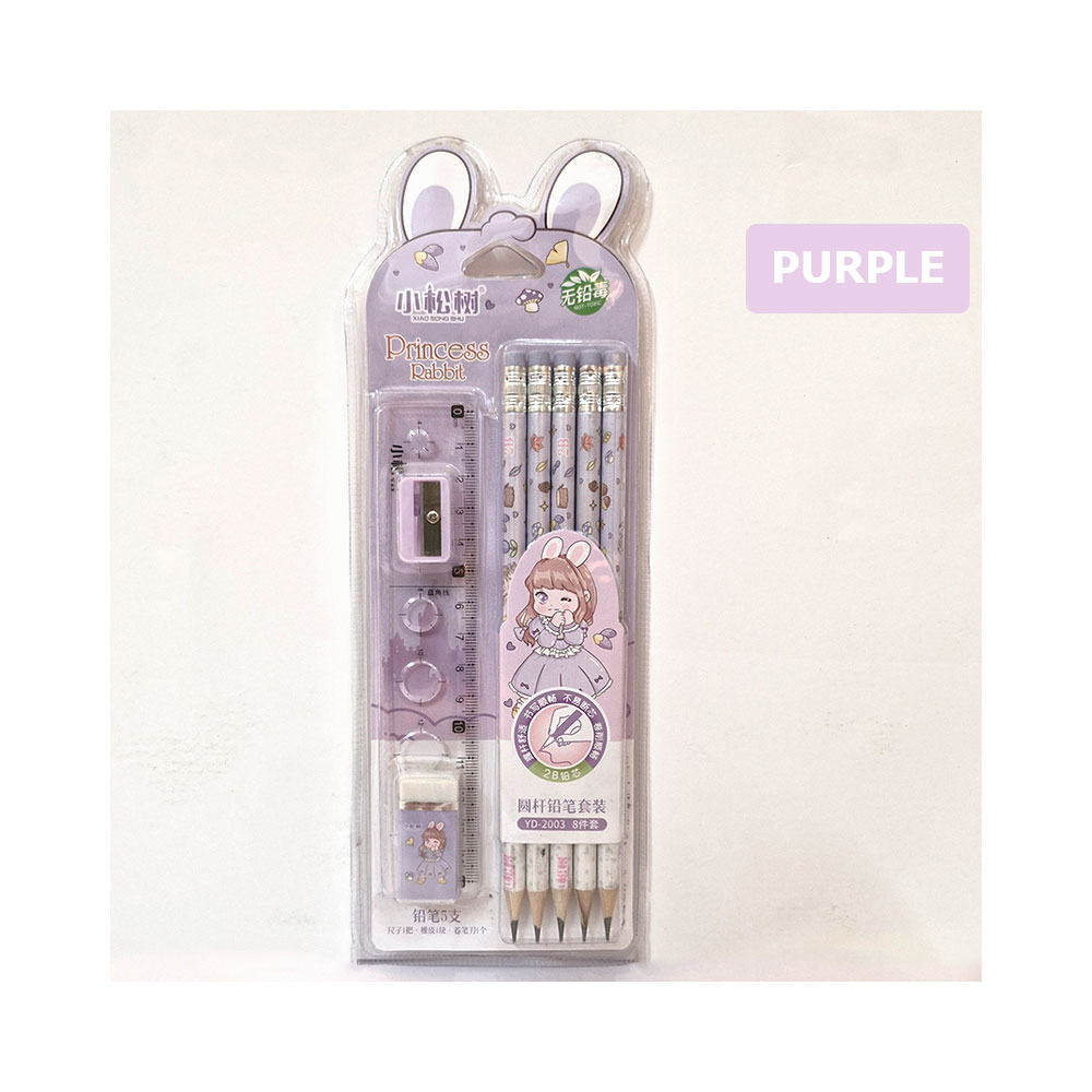 Rabbit-Pencil-Set-Purple
