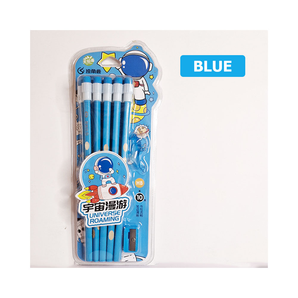 Space-Universe-Raoming-Pencil-Set-Blue