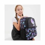 Smiggle-Mermaid-Moon-Black-Front-Backpack