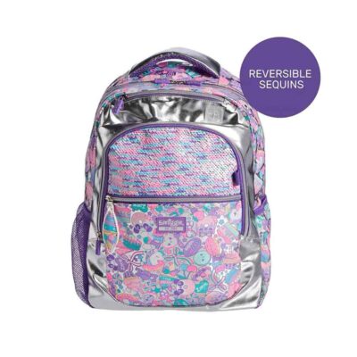Reversible-Sequins-Purple-Front-Backpack