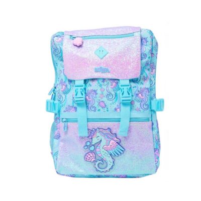 Seahorse-Seagreen-Front-Backpack