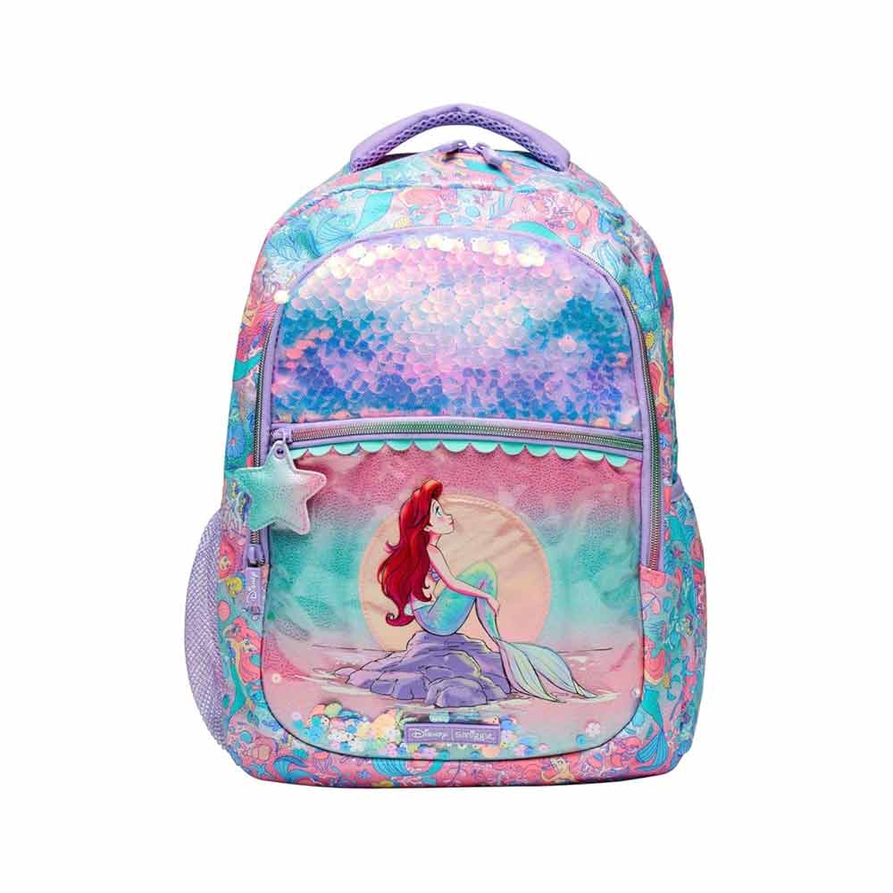 Smiggle-School-Bag-Mermaid-Purple-Front-Backpack