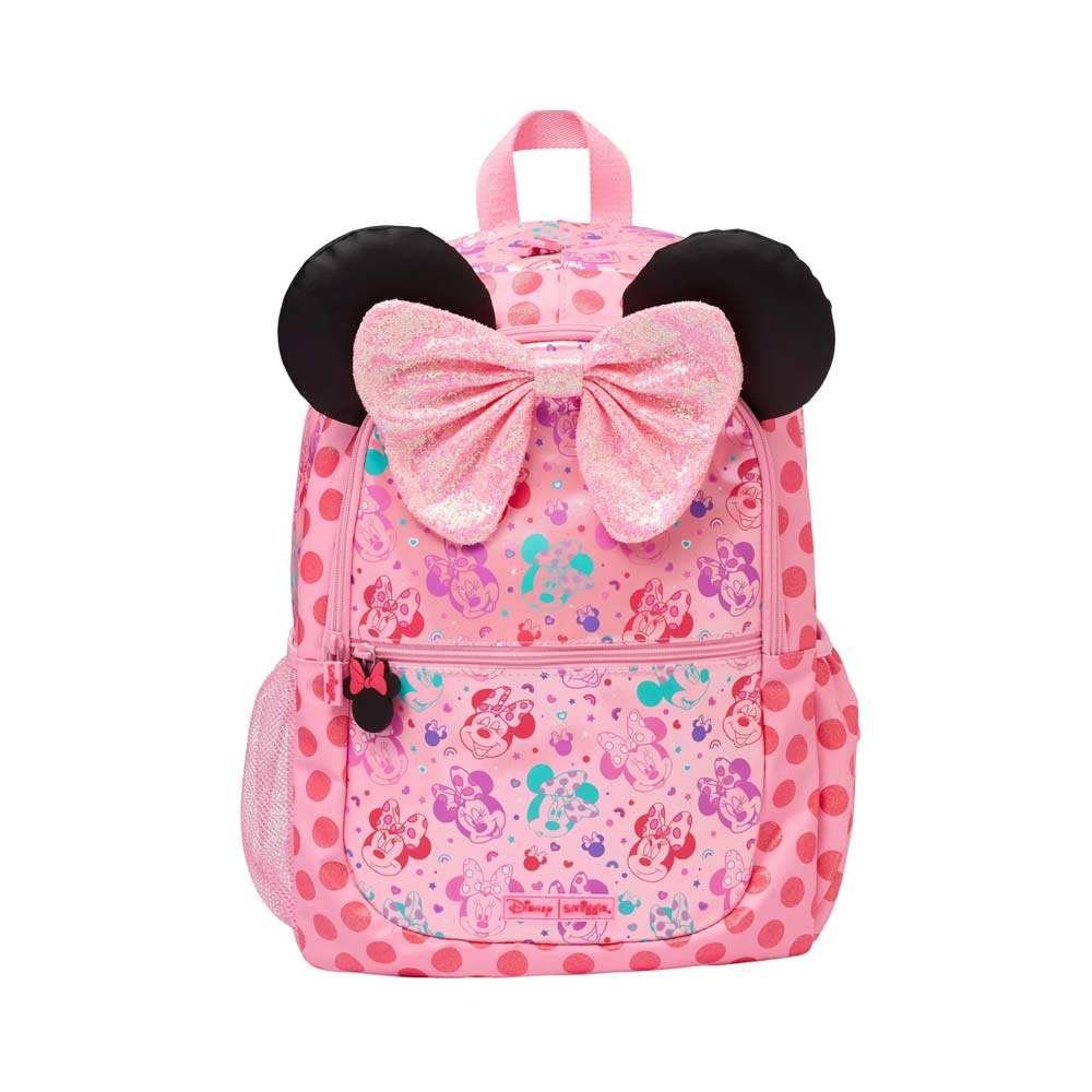 Smiggle-School-Bag-Minnie-Pink-Front-Backpack