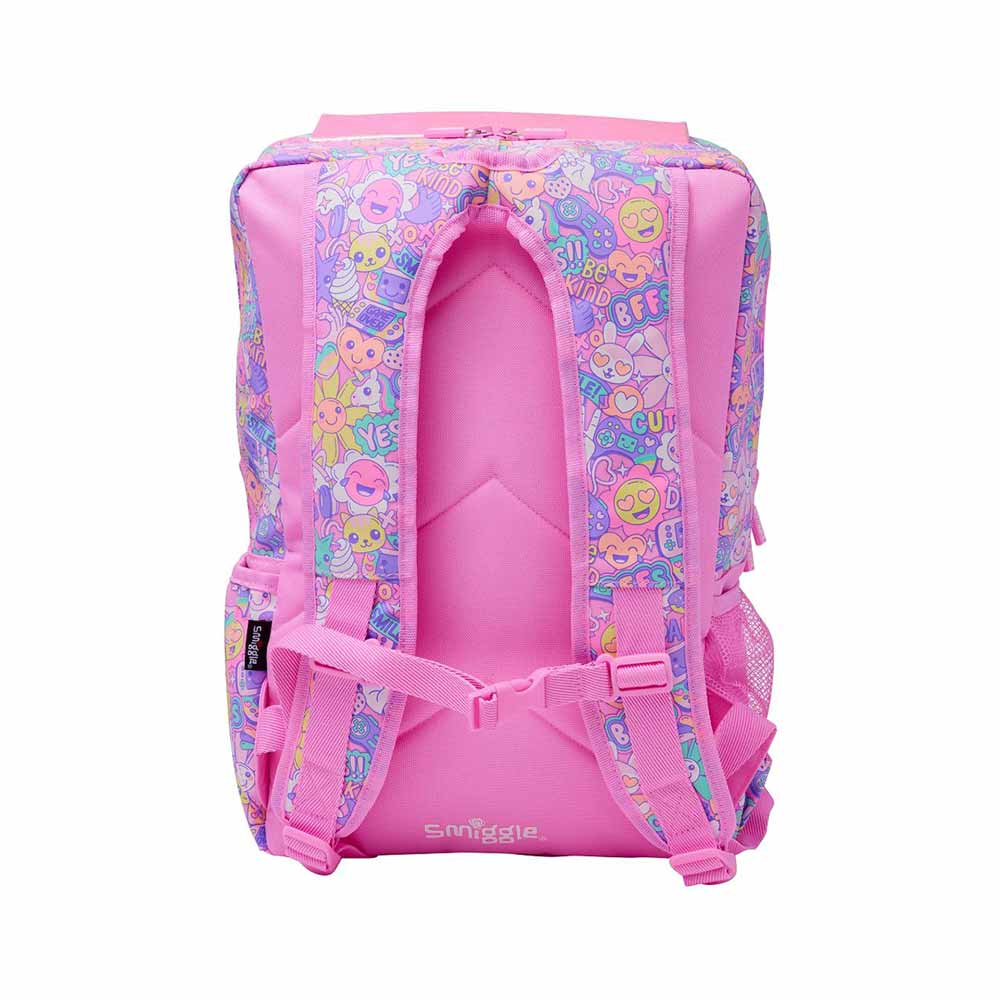 Smiggle-Smiley-Pink-Back-Backpack