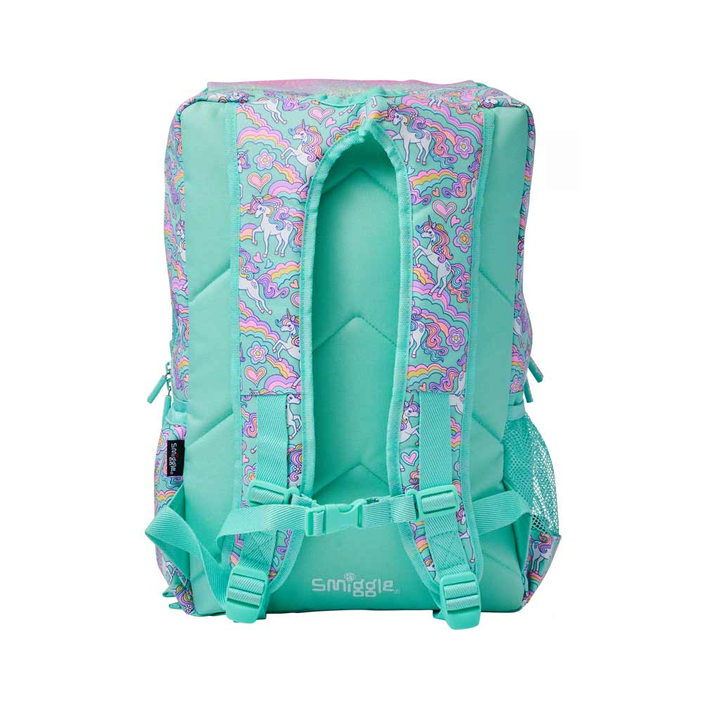 Smiggle-Unicorn-SeaGreen-Back-Backpack