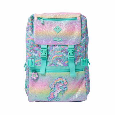 Smiggle-Unicorn-SeaGreen-Front-Backpack