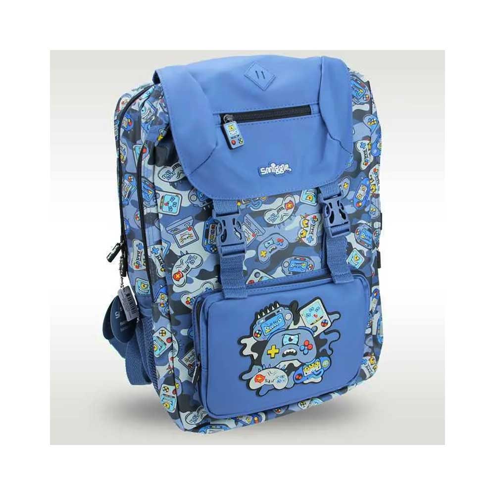 Video-Games-Blue-Front3-Backpack