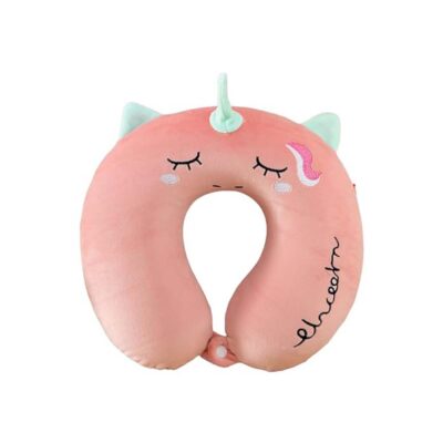 Travel-Neck-Pillow-Uniorn-Pink1