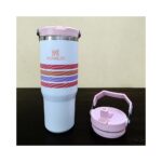 Stanley-Iceflow-Flip-Straw-Tumbler-30oz-Blossom-White-Stripe