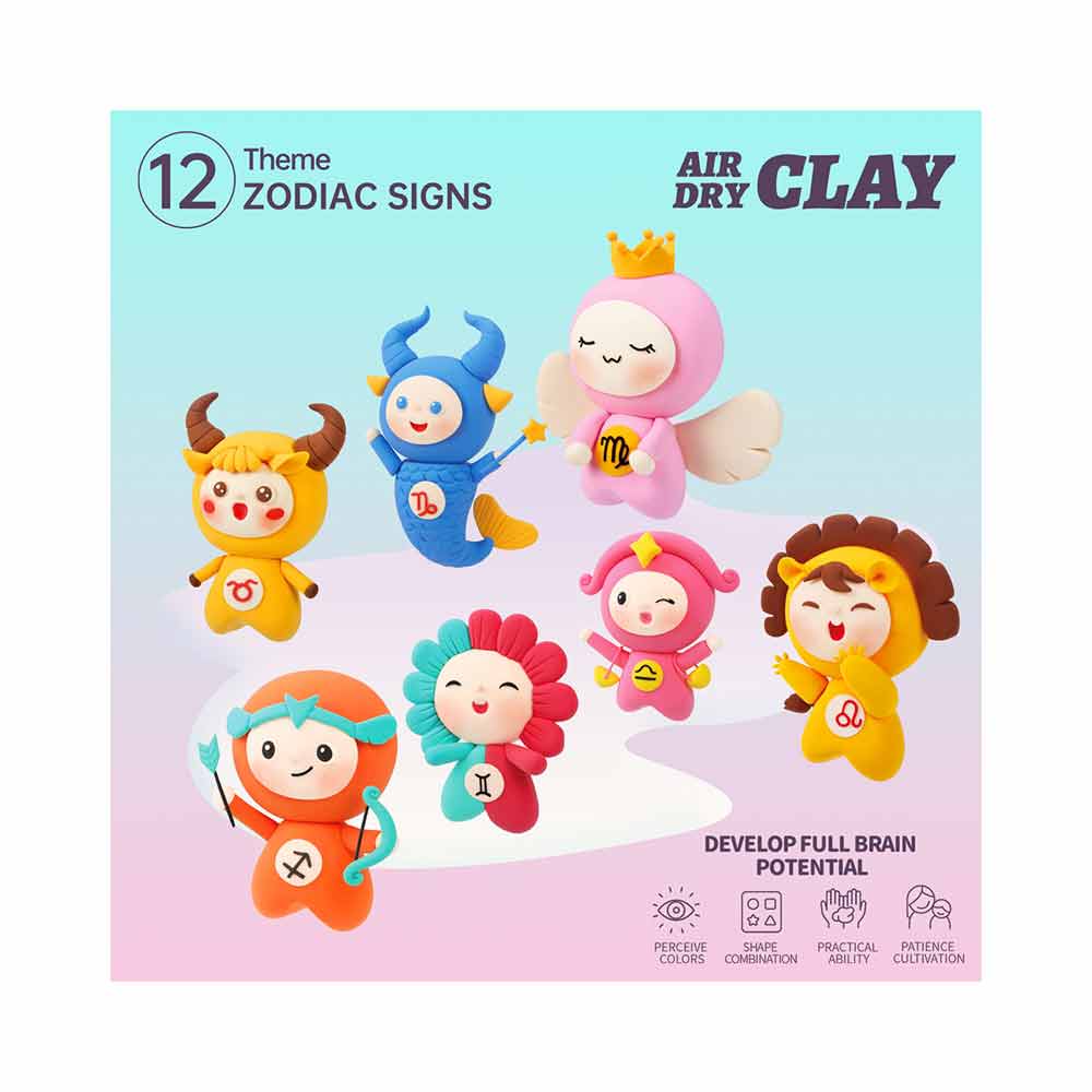 Air-Dry-Clay-Zodiac-Signs