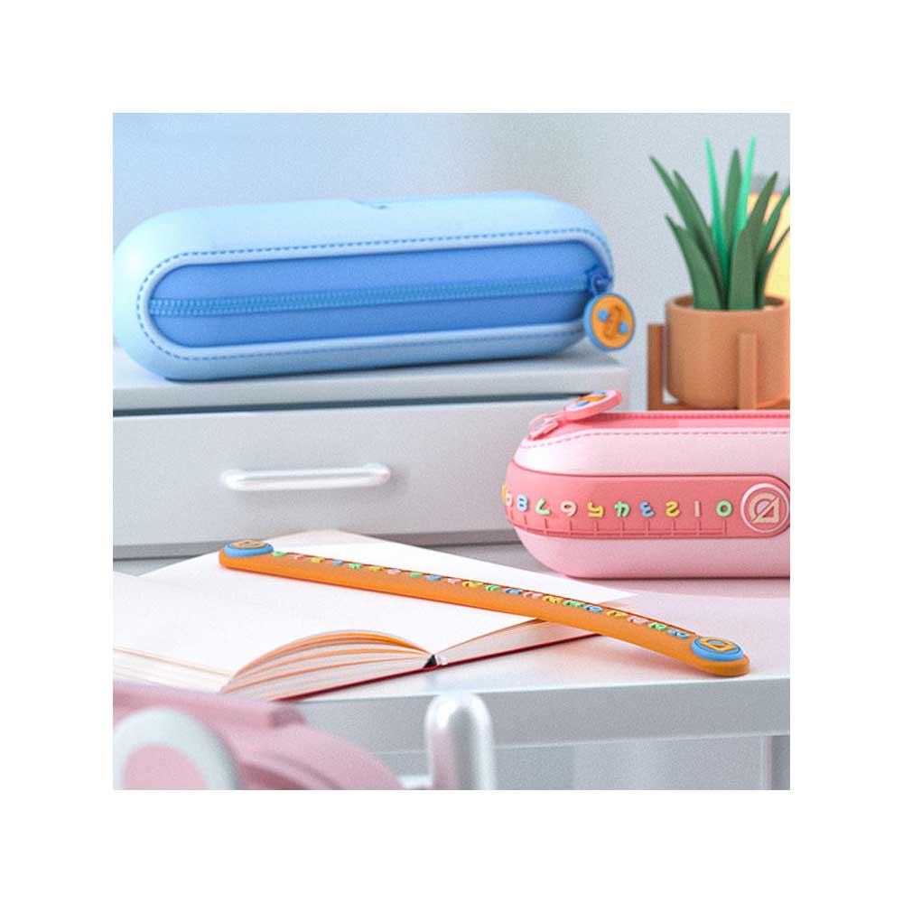 Cute Capsule Silicon Pencil Pouch
