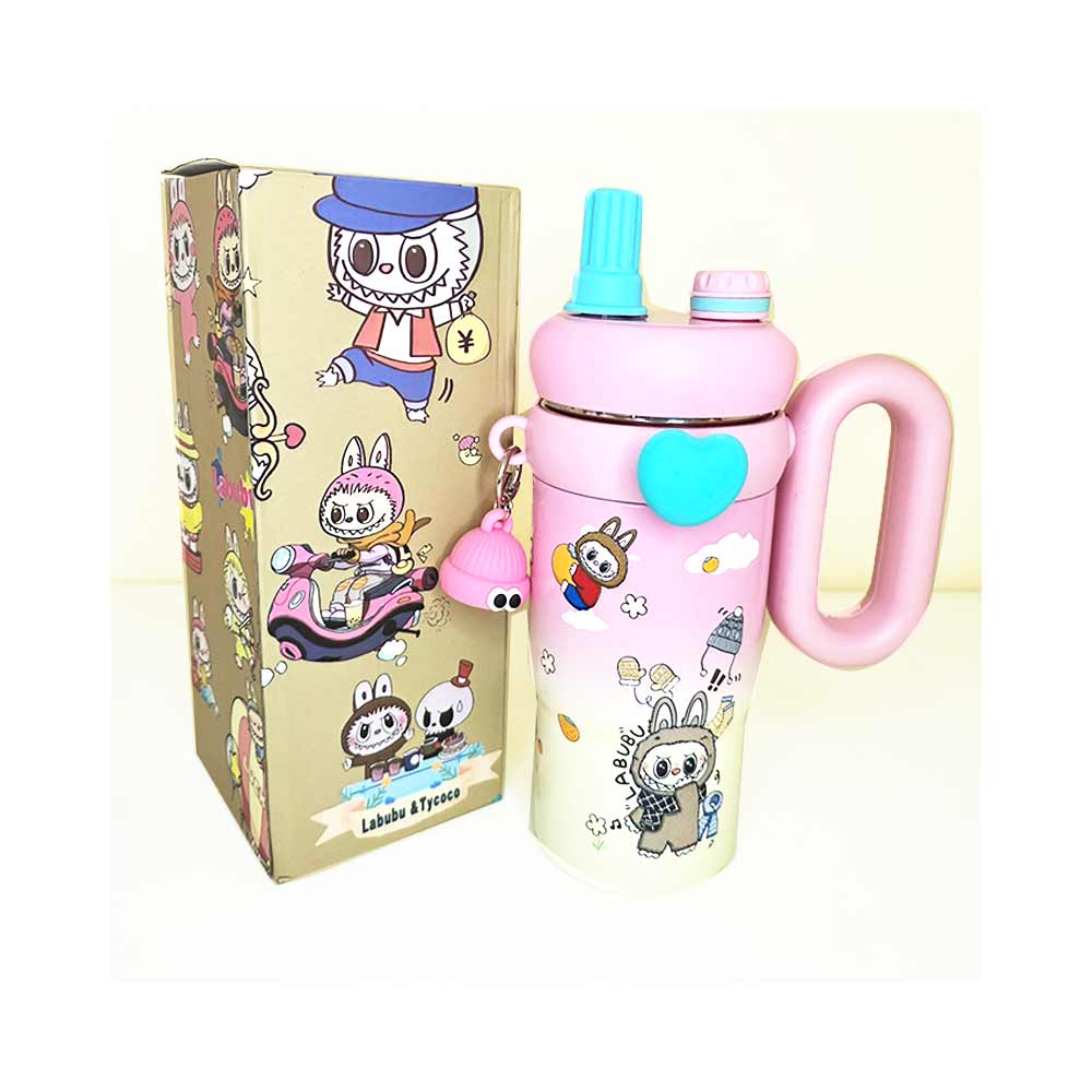 Labubu-Dual-Drink-Quencher-cute water bottle