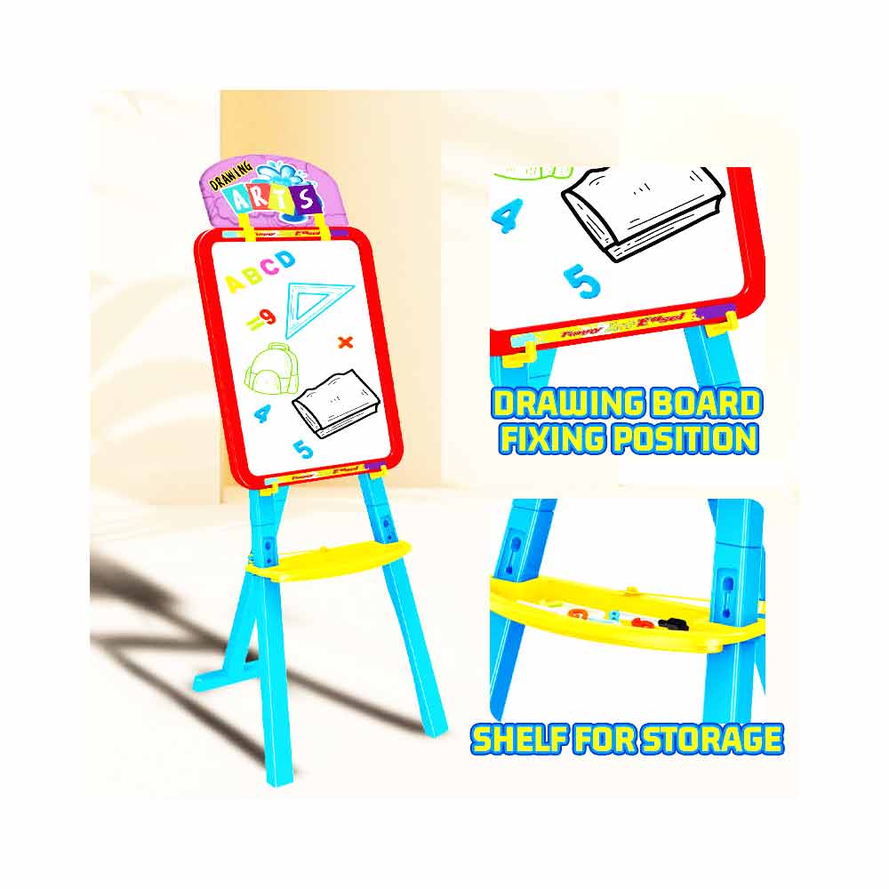 Drawing-Board-Double-Sided-Easel-Whiteboard
