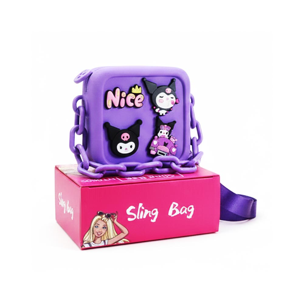 DIY-Sling-Bag-Kuromi-Purple