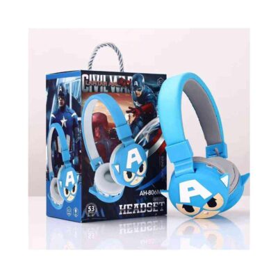Cartoon-Theme-Headset-Captain-Kids-wireless-America