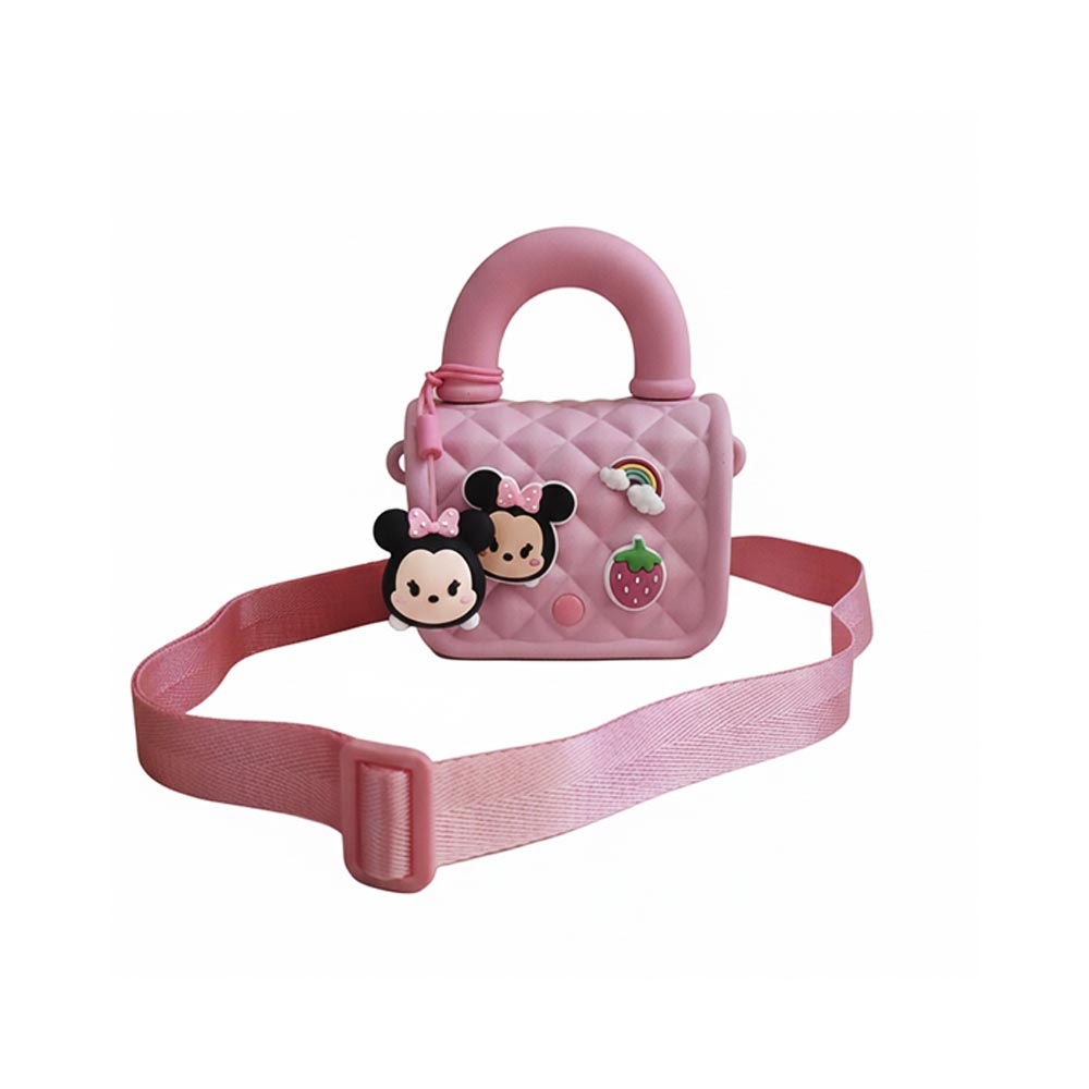 Cartoon-Silicon-Sling-Bag-Pink-minnie1