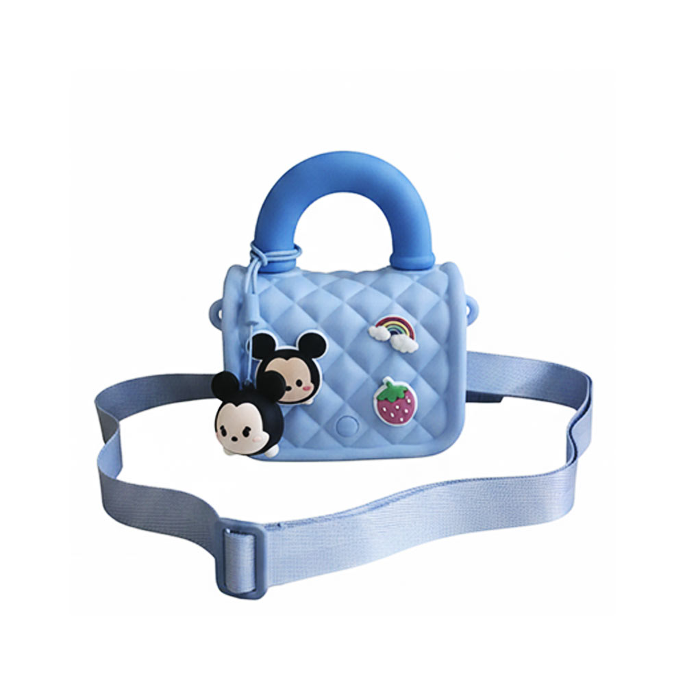 Cartoon-Silicon-Sling-Bag-Sky-Blue-Mickey-2