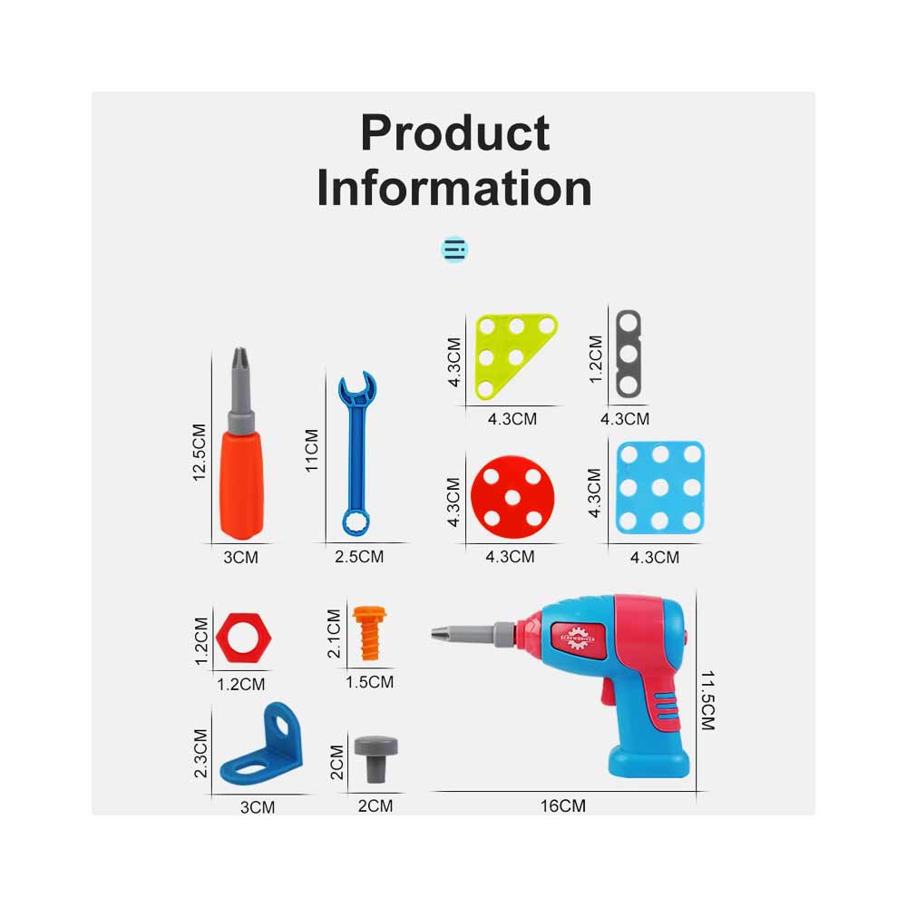 Kids Tool Set & Kids Tool Box-content
