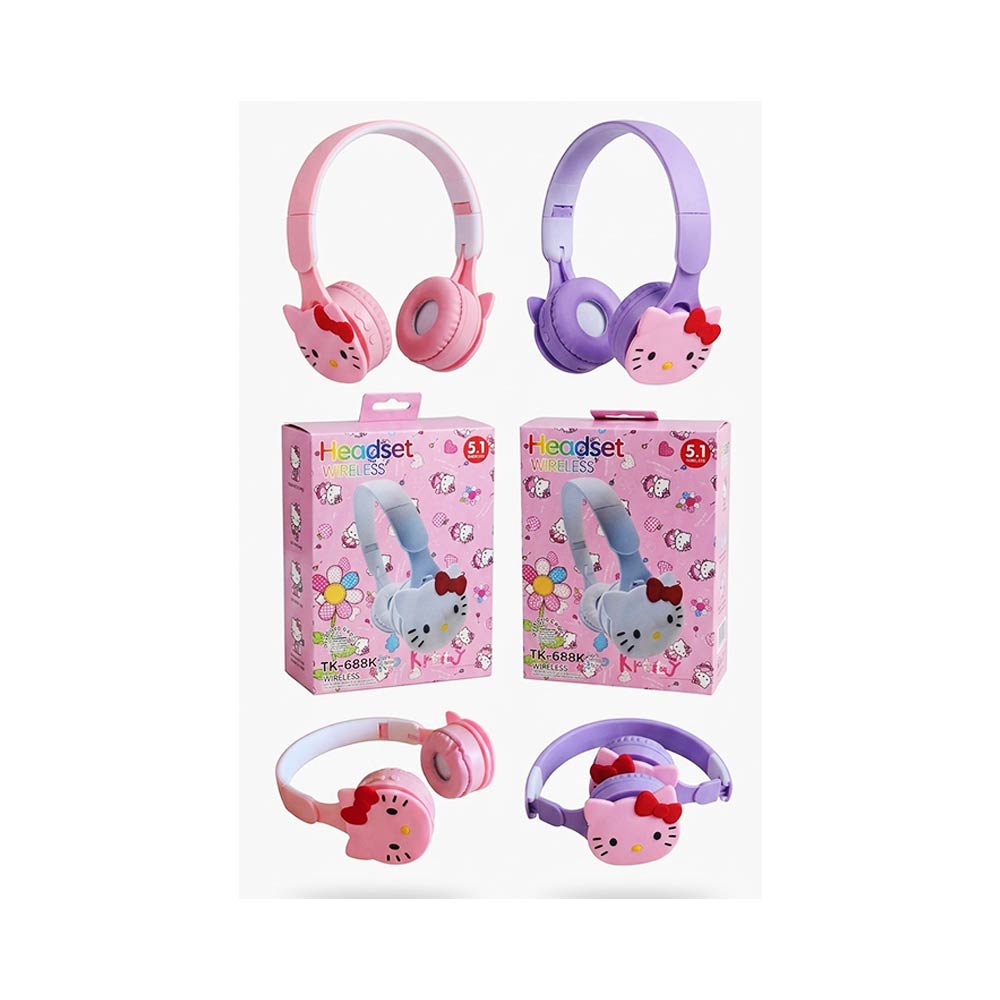 Kids-Wireless-Bluetooth-Headset-Hellokitty