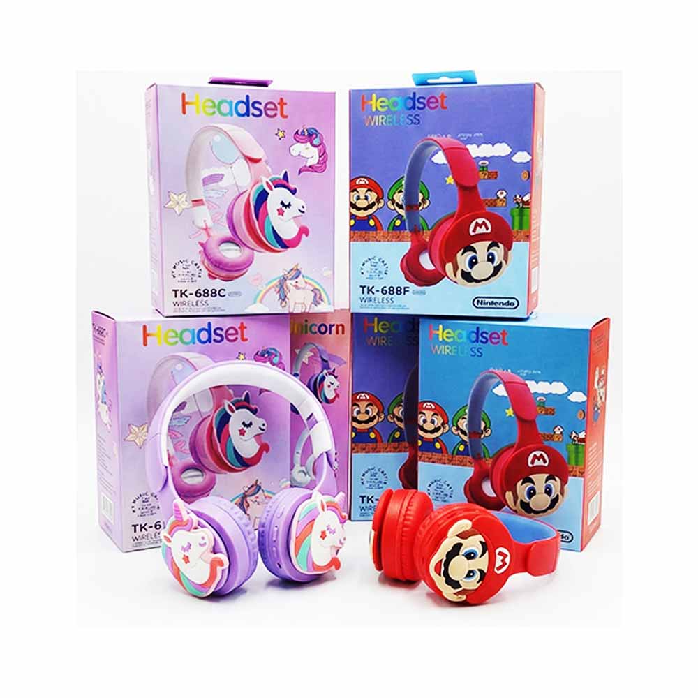 Kids-Wireless-Bluetooth-Headset-kitty-n-Mario