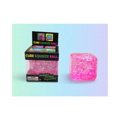 Squishy Cube Toy Pink