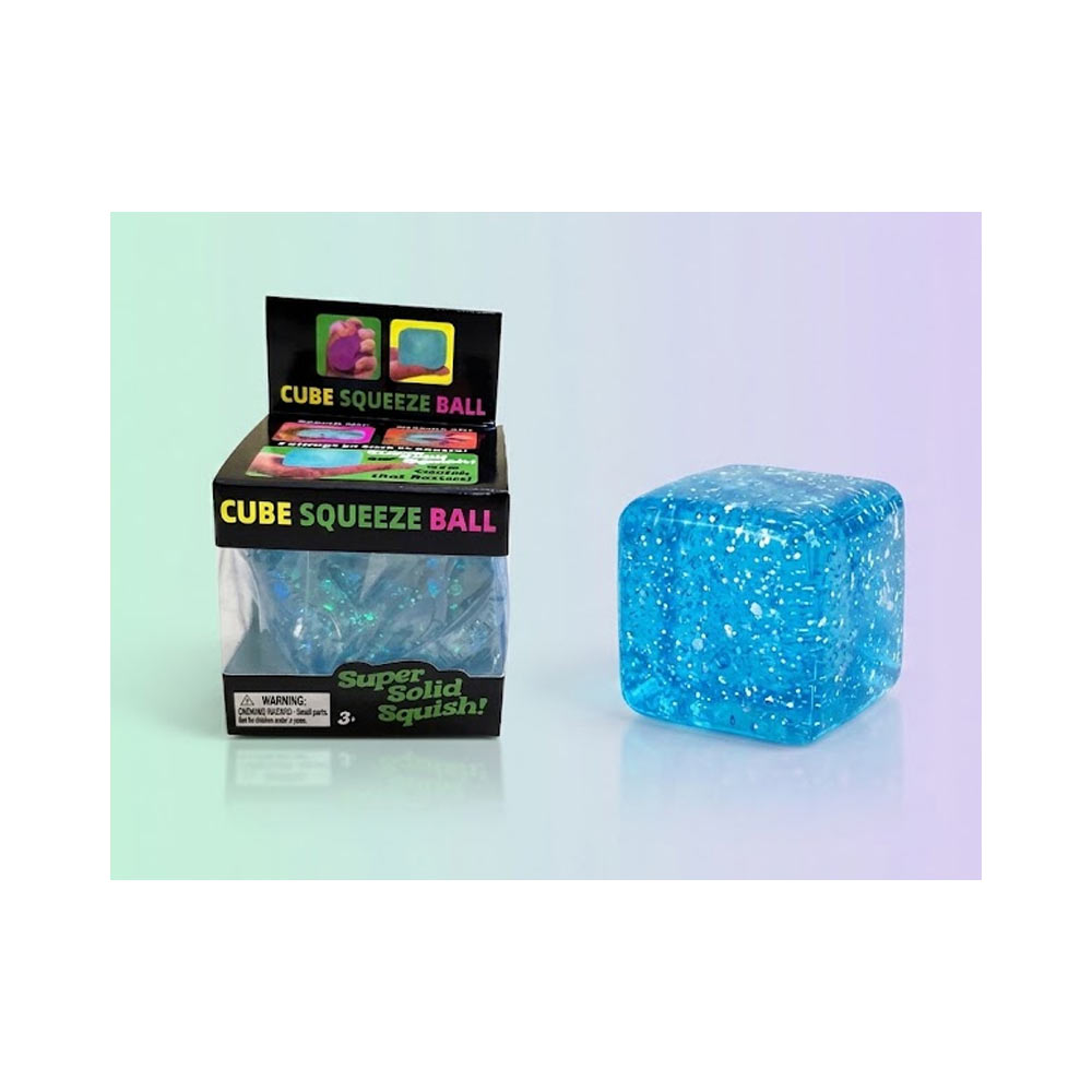 Squishy Cube Toy Blue