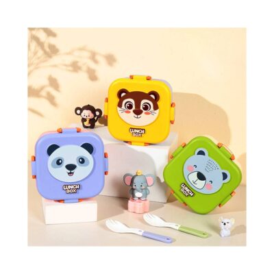 Cute-Kids-Lunch-Box-with-Animal-Design